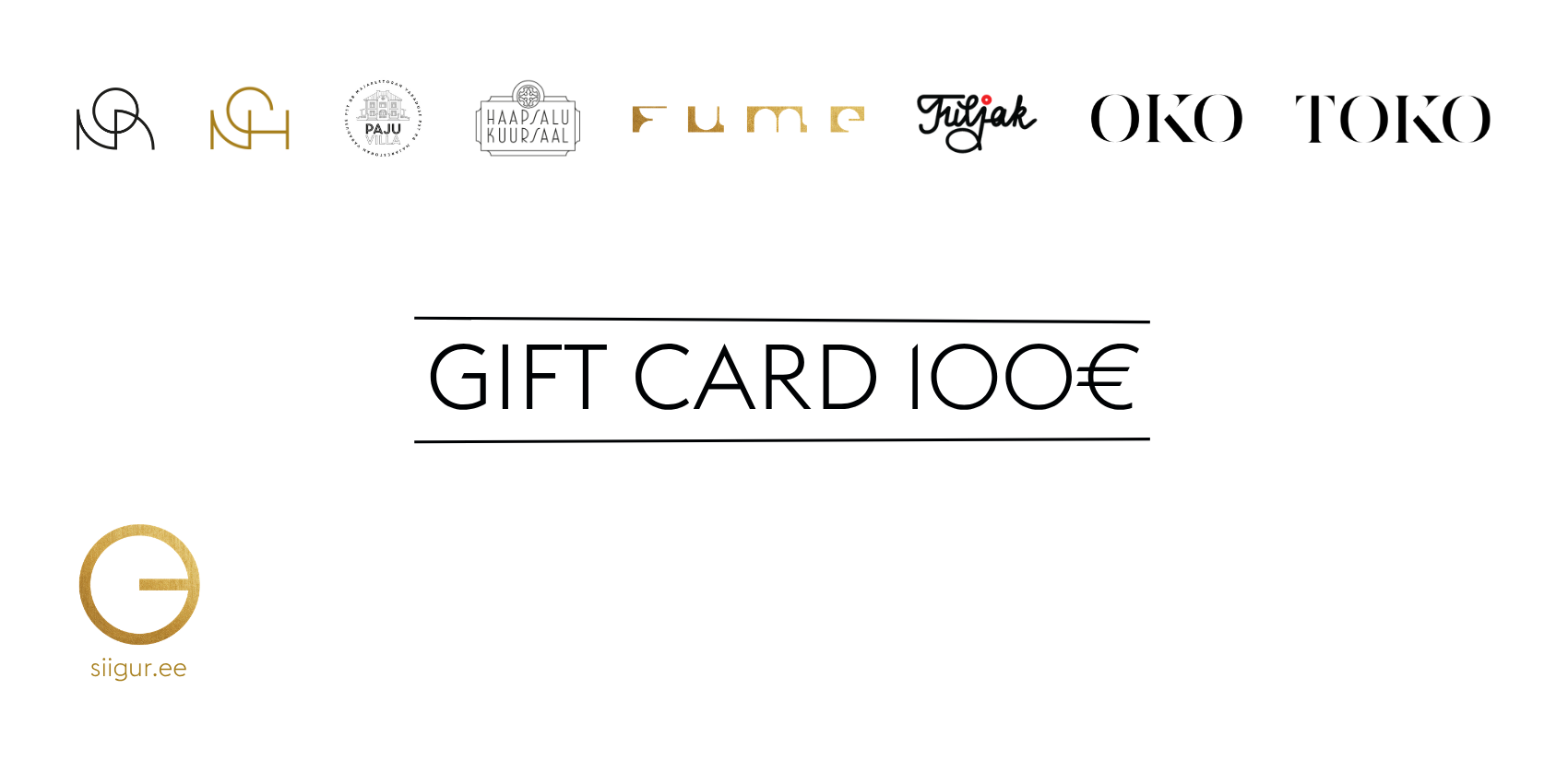 Siigur Restaurant Collection digital gift card 100